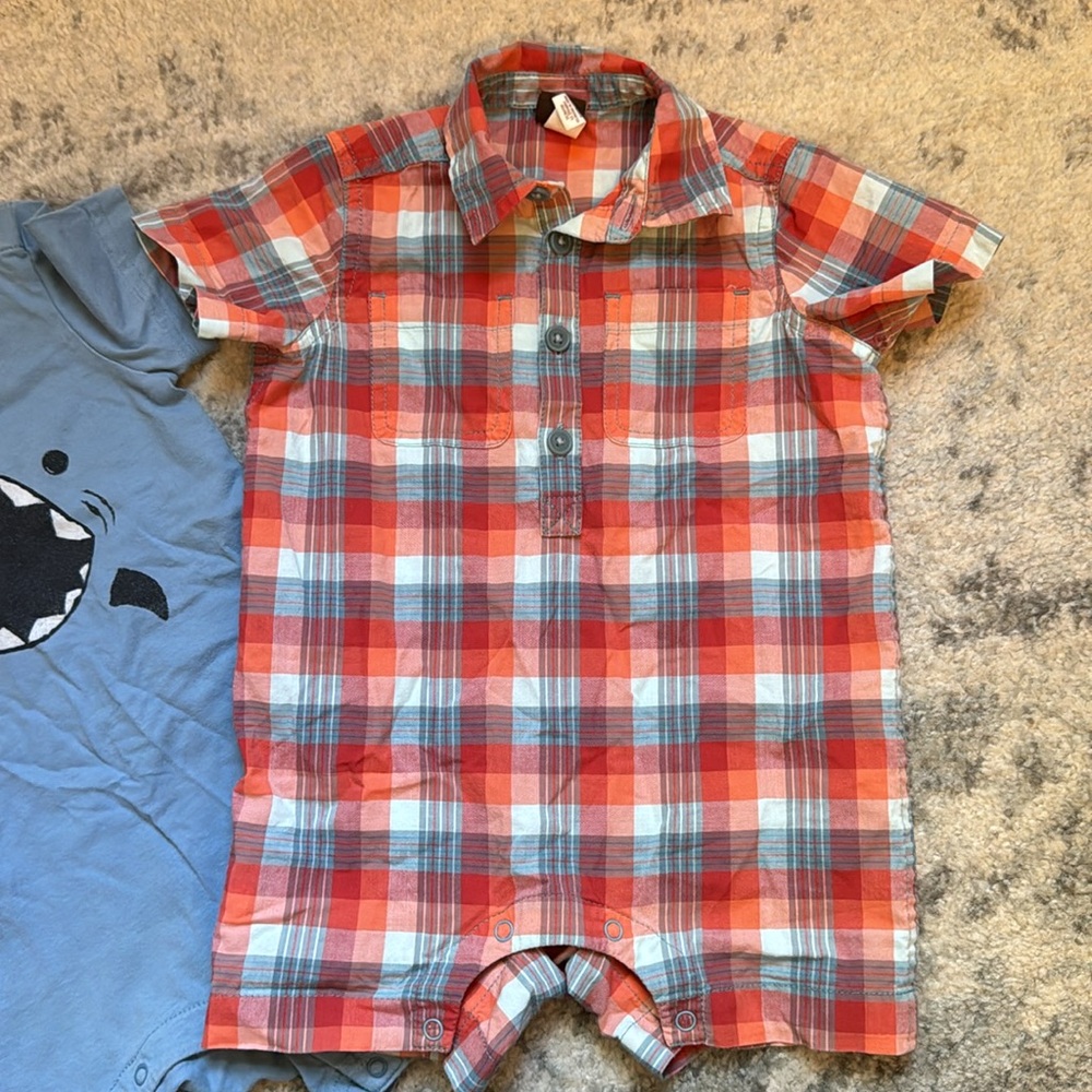 Bundle of 4 Tea collection rompers - Picture 3 of 5